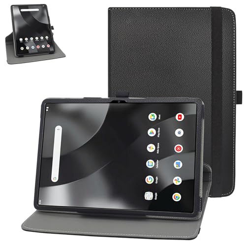 MAMA MOUTH Schutzhülle für Onn 11 Tablet Pro 2024, 360 Grad drehbarer Ständer mit niedlichem Muster für Onn. 11 Zoll Tablet Pro (2024 Modell 100146660) Tablet (nur passend für Onn 11 2024), Schwarz von MAMA MOUTH