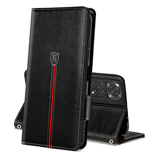 MAMA MOUTH Hülle für Xiaomi Redmi Note 11/ Note 11S 4G, Magnet Leder Kartenfach Handyhülle, Klappbar Tasche Schutzhülle, TPU Bumper Stoßfeste Cover für Redmi Note 11/Note 11S 4G Swcharz MAMA MOUTH Hülle für Xiaomi Redmi Note 11/ Note 11S 4G, Magnet Leder Kartenfach Handyhülle, Klappbar Tasche Schutzhülle, TPU Bumper Stoßfeste Cover für Redmi Note 11/Note 11S 4G Swcharz von MAMA MOUTH