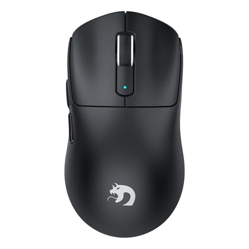 MAMBASNAKE M3 39g Superlight Mouse, PixArt PAW3395PRO Gaming Sensor, BT/2.4G Wireless/Wired Gaming Mouse, 6 Adjustable DPI up to 40000, 200 Hrs Battery, Office Mice for Win11/Xbox/PS/Mac (Black) von MAMBASNAKE