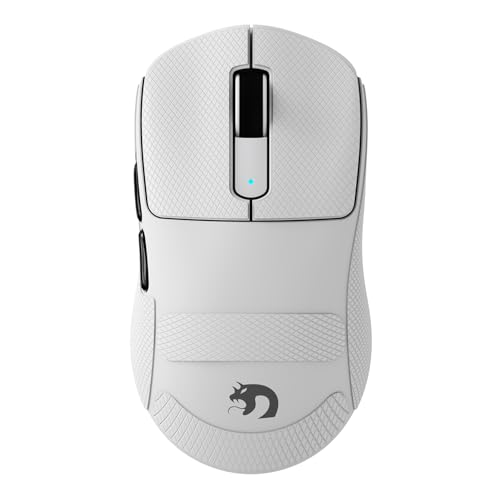 MAMBASNAKE M3 39g Superlight Mouse, PixArt PAW3395PRO Gaming Sensor, BT/2.4G Wireless/Wired Gaming Mouse, 6 Adjustable DPI up to 40000, 200 Hrs Battery, Office Mice for Win11/Xbox/PS/Mac (White) von MAMBASNAKE