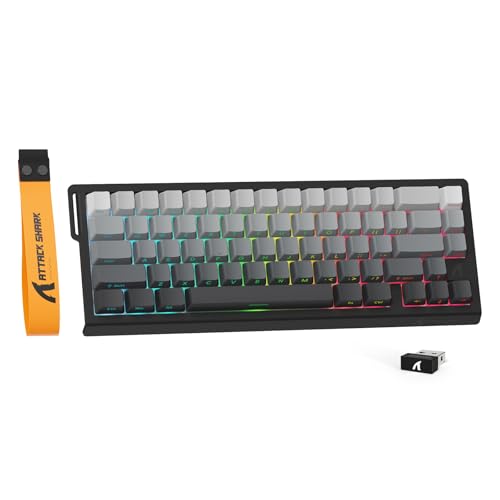 MAMBASNAKE X Attack Shark X68PRO HE 8KHz Rapid Trigger Wireless Gaming-Tastatur,BT/2.4G/Kabel,0,01mm RT-Genauigkeit Magnetischer Schalter,Einstellbarer Betätigung,5000mAh,RGB,PC/Mac-Schwarz Verlauf MAMBASNAKE X Attack Shark X68PRO HE 8KHz Rapid Trigger Wireless Gaming-Tastatur,BT/2.4G/Kabel,0,01mm RT-Genauigkeit Magnetischer Schalter,Einstellbarer Betätigung,5000mAh,RGB,PC/Mac-Schwarz Verlauf von MAMBASNAKE