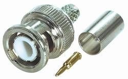 MANAX® BNC-Stecker Crimp-Version für Kabel RG 59 U - Ø 6,0 mm - 10 Stück von MANAX