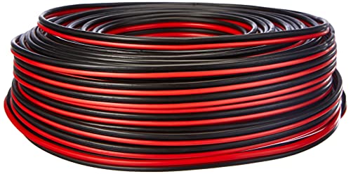 MANAX® Lautsprecherkabel CCA 2x1,5mm² rot/schwarz 50 m Ring von MANAX