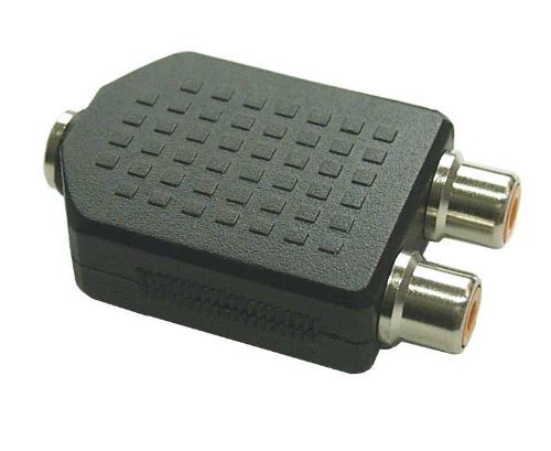 MANAX Audio Adapter (20 Stück) 6,3mm Klinke Stecker Stereo an 2X 3,5mm Klinke Buchse, Stereo von MANAX