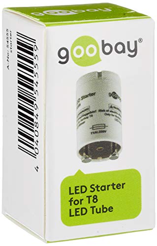 MANAX LED Starter für LED Röhre T8 - 10 Stück, 120 Watt, 2500 Lumen, Weiß, G13 Basis, T8 Form, Kunststoff, für Büro, Geschäft, Industrie MANAX LED Starter für LED Röhre T8 - 10 Stück, 120 Watt, 2500 Lumen, Weiß, G13 Basis, T8 Form, Kunststoff, für Büro, Geschäft, Industrie von MANAX