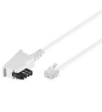 MANAX Telefonkabel | TAE Anschlußkabel | TAE-F Stecker >Westernstecker 6P4C | Weiss | 10,0 m MANAX Telefonkabel | TAE Anschlußkabel | TAE-F Stecker >Westernstecker 6P4C | Weiss | 10,0 m von MANAX