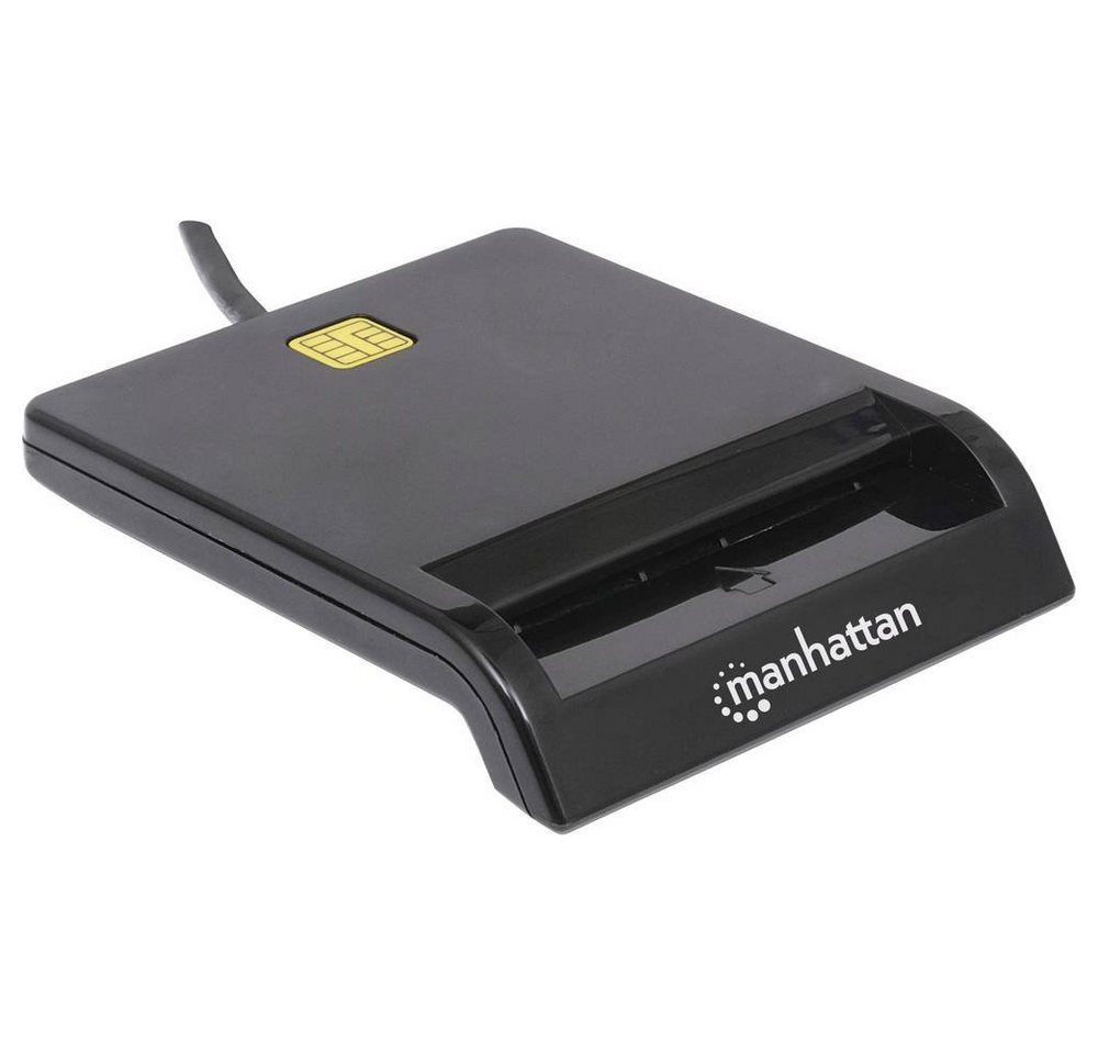 MANHATTAN HBCI-Chipkartenleser Smartcard-Lesegerät Chipkartenleser USB extern von MANHATTAN