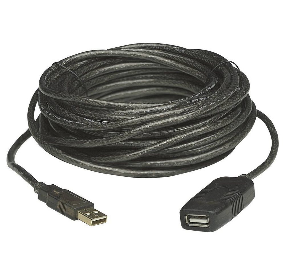 MANHATTAN Hi-Speed USB 2 Repeater Kabel 10 m USB-Kabel, (10.00 cm) von MANHATTAN