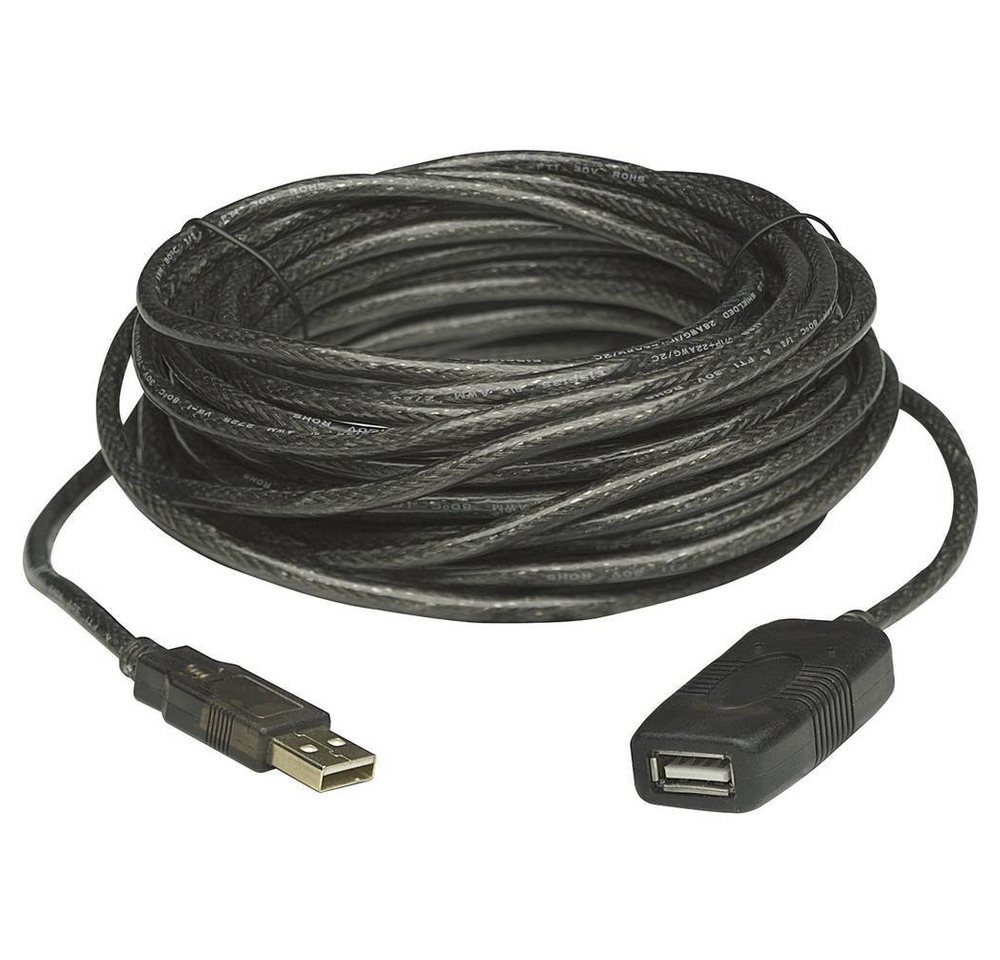 MANHATTAN Hi-Speed USB Repeater Kabel 20 m USB-Kabel, (20.00 cm) von MANHATTAN