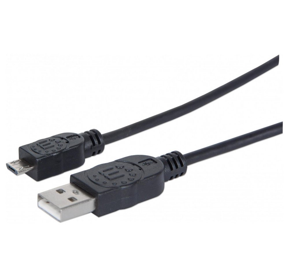 MANHATTAN Manhattan USB St. > USB Micro-B Kabel - 1,8m. USB-Kabel, USB St. zu USB Micro-B St., USB St. zu USB Micro-B St., Hohe Datenübertragungsrate MANHATTAN Manhattan USB St. > USB Micro-B Kabel - 1,8m. USB-Kabel, USB St. zu USB Micro-B St., USB St. zu USB Micro-B St., Hohe Datenübertragungsrate von MANHATTAN