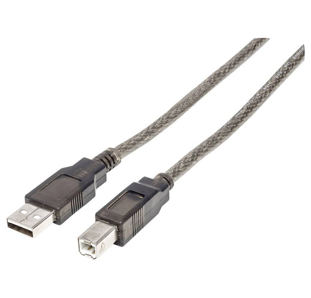 MANHATTAN USB-Kabel USB-Kabel, Rund, mit LED von MANHATTAN