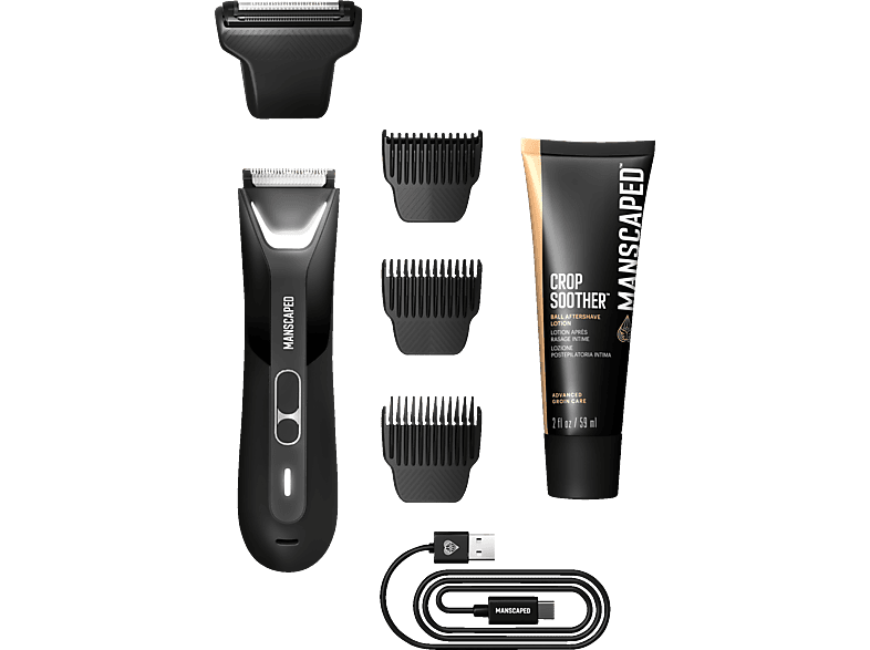 MANSCAPED Lawn Mower 5.0 Ultra Essentials Kit, Leisten- und Bodygroomer, Smoking Schwarz MANSCAPED Lawn Mower 5.0 Ultra Essentials Kit, Leisten- und Bodygroomer, Smoking Schwarz von MANSCAPED