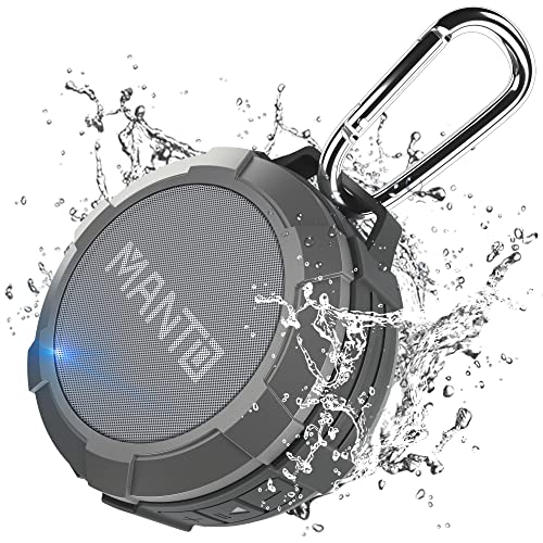 MANTO Bluetooth Lautsprecher, IPX5 Wasserdicht, Tragbarer Duschlautsprecher, 12h Akku, Stereo Sound, Mini Musikbox mit Micro SD Unterstützung für Outdoor & Reisen..y MANTO Bluetooth Lautsprecher, IPX5 Wasserdicht, Tragbarer Duschlautsprecher, 12h Akku, Stereo Sound, Mini Musikbox mit Micro SD Unterstützung für Outdoor & Reisen..y von MANTO