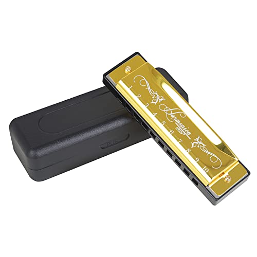 Standard Mundharmonika Key-of-C Blues Harps Mundorgel 10 Löcher 20 Töne Mundharmonika für Anfänger und Profis Professionelle Mundorgel Harfen von MANZURE