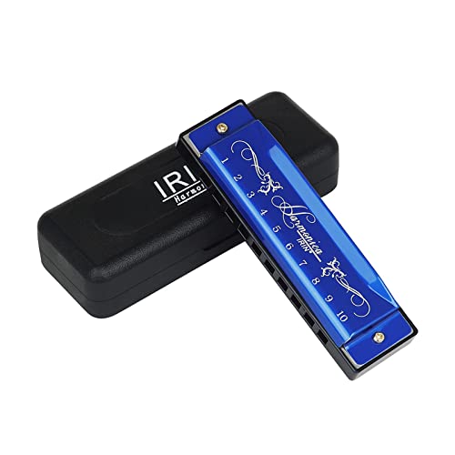 Standard Mundharmonika Key-of-C Blues Harps Mundorgel 10 Löcher 20 Töne Mundharmonika für Anfänger und Profis Professionelle Mundorgel Harfen von MANZURE