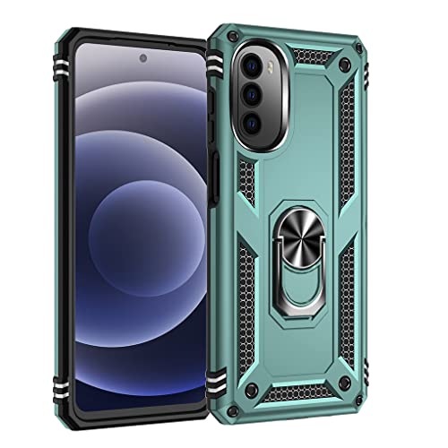 MAOGE Hülle für Motorola Moto G52 / Moto G82 5G, Militär Strapazierfähig Robust Handyhülle Outdoor Stoßfest Silikon TPU + PC Handy Case Schutzhülle mit 360 Grad Ring Ständer - Grün MAOGE Hülle für Motorola Moto G52 / Moto G82 5G, Militär Strapazierfähig Robust Handyhülle Outdoor Stoßfest Silikon TPU + PC Handy Case Schutzhülle mit 360 Grad Ring Ständer - Grün von MAOGE