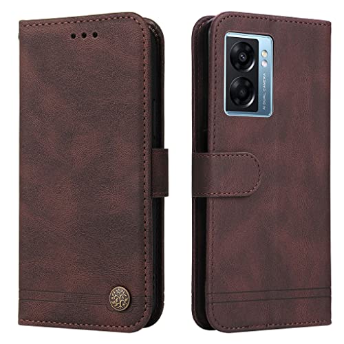 MAOGE Hülle für Oppo A77 5G / Realme Narzo 50 5G Handyhülle, Premium PU Flip Brieftasche Schutzhülle mit Ständer/Kartenfach/Magnetisch Stoßfeste Lederhülle Ultra-dünn Klapphülle - Braun MAOGE Hülle für Oppo A77 5G / Realme Narzo 50 5G Handyhülle, Premium PU Flip Brieftasche Schutzhülle mit Ständer/Kartenfach/Magnetisch Stoßfeste Lederhülle Ultra-dünn Klapphülle - Braun von MAOGE