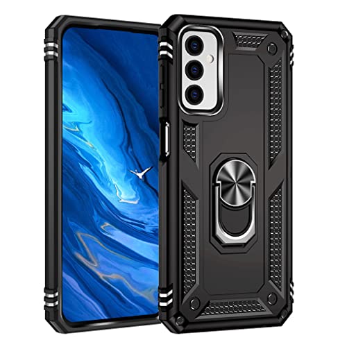 MAOGE Hülle für Samsung Galaxy M23 5G, Militär Strapazierfähig Robust Handyhülle Outdoor Stoßfest Silikon TPU + PC Handy Case Schutzhülle mit 360 Grad Ring Ständer - Schwarz MAOGE Hülle für Samsung Galaxy M23 5G, Militär Strapazierfähig Robust Handyhülle Outdoor Stoßfest Silikon TPU + PC Handy Case Schutzhülle mit 360 Grad Ring Ständer - Schwarz von MAOGE