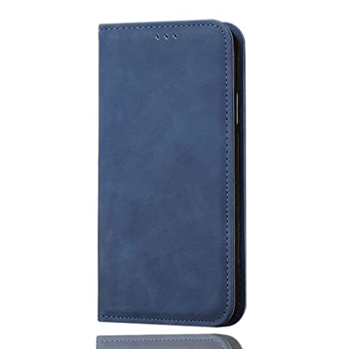 MAOGE Hülle für Samsung Galaxy Xcover 6 Pro Handyhülle, Premium PU Flip Brieftasche Schutzhülle mit Ständer/Kartenfach/Magnetisch Stoßfeste Lederhülle Ultra-dünn Klapphülle - Blau von MAOGE