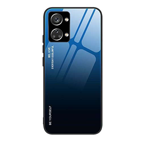 MAOGE Schutzhülle für OnePlus Nord 2T 5G, ultradünn, Silikon, TPU, weich, Bumper Schutzhülle, modisch, Farbverlauf, Hartglas, stoßfest, Elegantes Blau MAOGE Schutzhülle für OnePlus Nord 2T 5G, ultradünn, Silikon, TPU, weich, Bumper Schutzhülle, modisch, Farbverlauf, Hartglas, stoßfest, Elegantes Blau von MAOGE