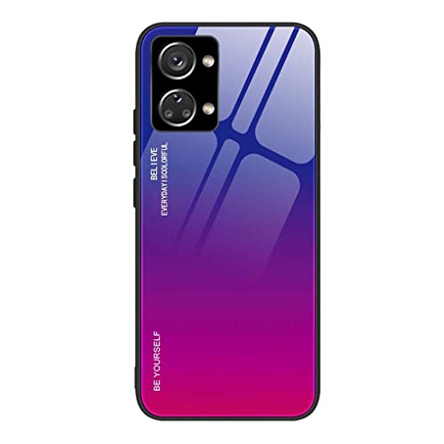 MAOGE Schutzhülle für OnePlus Nord 2T 5G, ultradünn, Silikon, TPU, weich, Bumper mit Farbverlauf, Hartglas, stoßfest, violett, bunt MAOGE Schutzhülle für OnePlus Nord 2T 5G, ultradünn, Silikon, TPU, weich, Bumper mit Farbverlauf, Hartglas, stoßfest, violett, bunt von MAOGE