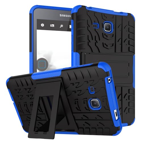 Maomi Schutzhülle für Samsung Galaxy Tab A 7.0 2016 (Modell: SM-T280/T285), mit Ständer, strapazierfähig, stoßfest, Blau von MAOMI