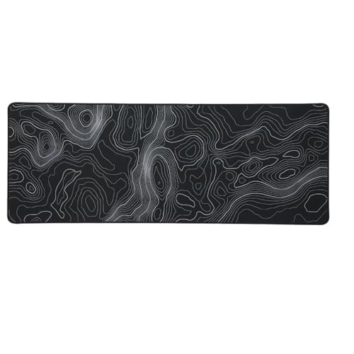 Schreibtischunterlagen Großes Mauspad, Mausmatte, Schreibtischunterlage, Tastaturunterlage, Computer-Schreibtischunterlage, rutschfeste Gummikante, Gaming-Mauspad Zur Dekoration(30x80 cm) von MAQDDO