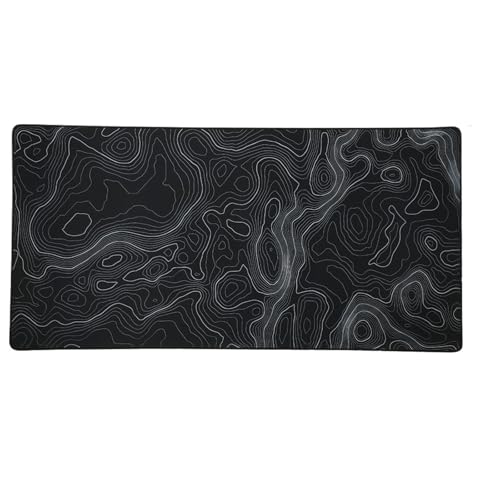 Schreibtischunterlagen Großes Mauspad, Mausmatte, Schreibtischunterlage, Tastaturunterlage, Computer-Schreibtischunterlage, rutschfeste Gummikante, Gaming-Mauspad Zur Dekoration(50x100 cm) von MAQDDO