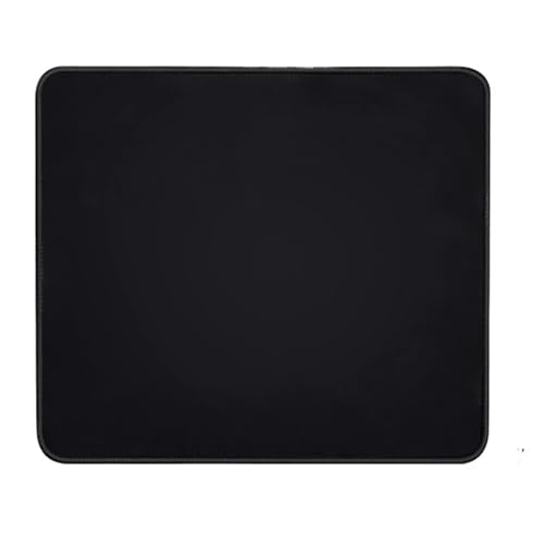 Schreibtischunterlagen Schwarzes Mauspad, lange Geschwindigkeit, Computermatte, Gaming-Zimmerdekor, großes Mauspad, Tisch-/Schreibtisch-Zubehör Zur Dekoration(250X300X2mm) von MAQDDO