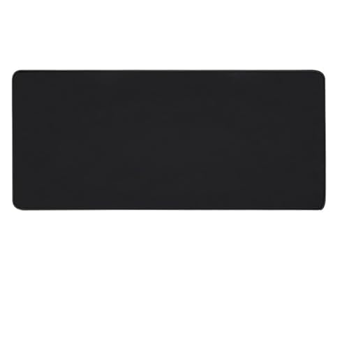Schreibtischunterlagen Schwarzes Mauspad, lange Geschwindigkeit, Computermatte, Gaming-Zimmerdekor, großes Mauspad, Tisch-/Schreibtisch-Zubehör Zur Dekoration(300X800X2mm) von MAQDDO