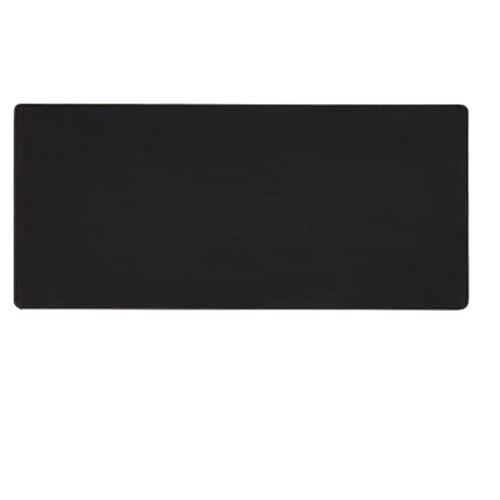 Schreibtischunterlagen Schwarzes Mauspad, lange Geschwindigkeit, Computermatte, Gaming-Zimmerdekor, großes Mauspad, Tisch-/Schreibtisch-Zubehör Zur Dekoration(400X900X2mm) von MAQDDO