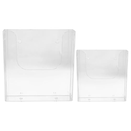 Wandmontierte Magazinablage 2 Stück Papierhalter Kartenhalter Schild 2 Stück verpackte Aktenwand Broschüre Zeitschriftenständer Ausstellungsregal Wandmontierter Flyer FüR Lagerung Wandmontierte Magazinablage 2 Stück Papierhalter Kartenhalter Schild 2 Stück verpackte Aktenwand Broschüre Zeitschriftenständer Ausstellungsregal Wandmontierter Flyer FüR Lagerung von MAQDDO