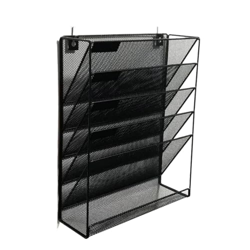 Wandmontierte Magazinablage 5-lagiger vertikaler Metall-Aufbewahrungskorb, Wandbehang, Zeitschriften- und Zeitungsaufbewahrungsregal, Wanddekorationsregal FüR Lagerung Wandmontierte Magazinablage 5-lagiger vertikaler Metall-Aufbewahrungskorb, Wandbehang, Zeitschriften- und Zeitungsaufbewahrungsregal, Wanddekorationsregal FüR Lagerung von MAQDDO