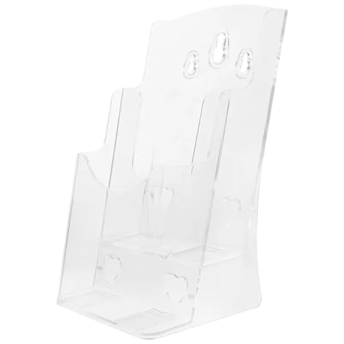 Wandmontierte Magazinablage Aktenständer, transparenter Flyer-Halter, Wandmontage, Tür, Aktenhalter, Zeitschriftenhalter, Broschürenständer FüR Lagerung Wandmontierte Magazinablage Aktenständer, transparenter Flyer-Halter, Wandmontage, Tür, Aktenhalter, Zeitschriftenhalter, Broschürenständer FüR Lagerung von MAQDDO