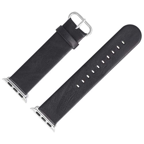 MARBURGER Uhrenarmband 22mm Leder Schwarz Silber Glatt - Montage Set 1802210000120 MARBURGER Uhrenarmband 22mm Leder Schwarz Silber Glatt - Montage Set 1802210000120 von MARBURGER