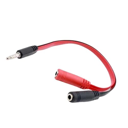 MARCBUSE 3,5-mm-Headset-Mikrofonadapterkabel, 20 cm, flaches Kabel, verbessert die Auditivität auf mehreren Geräten MARCBUSE 3,5-mm-Headset-Mikrofonadapterkabel, 20 cm, flaches Kabel, verbessert die Auditivität auf mehreren Geräten von MARCBUSE