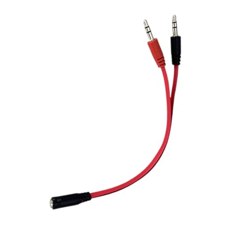 MARCBUSE 3,5-mm-Headset-Mikrofonadapterkabel, 20 cm, flaches Kabel, verbessert die Auditivität auf mehreren Geräten MARCBUSE 3,5-mm-Headset-Mikrofonadapterkabel, 20 cm, flaches Kabel, verbessert die Auditivität auf mehreren Geräten von MARCBUSE