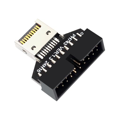 MARCBUSE USB C Zu USB3.0 Header Adapter Vertikaler Type Key EIN Motherboard Konvertierungsanschluss von MARCBUSE