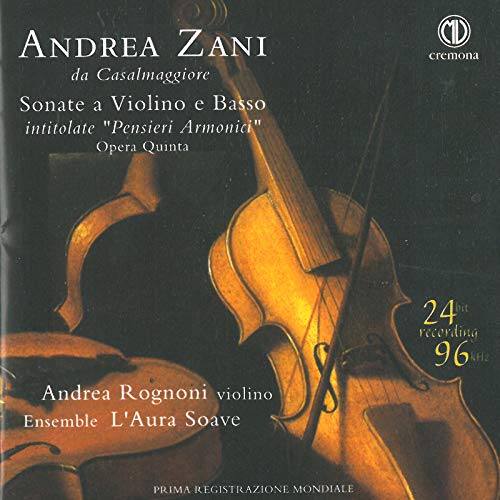 Sonaten Für Violine & Bass/Opera Quinta Sonaten Für Violine & Bass/Opera Quinta von MARCELLO VILLA CREMO