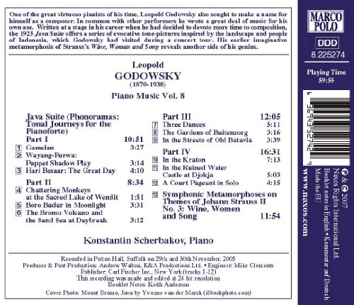 Godowsky: Klavierwerke Vol. 8 von Marco Polo