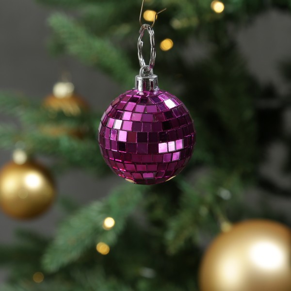 Christbaumschmuck Discokugel - Spiegelkugel - Weihnachtskugel - 5x5... von MARELIDA