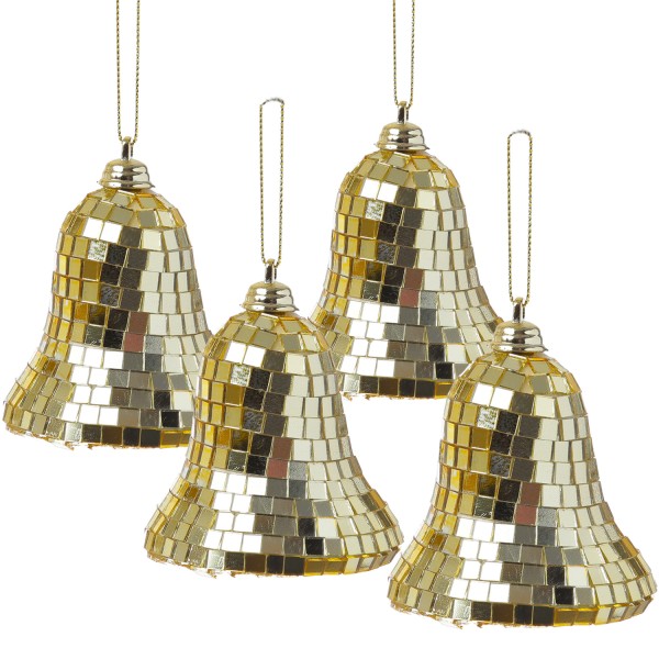 Christbaumschmuck Glocken - Weihnachtsbaumschmuck im Discokugel Loo... von MARELIDA