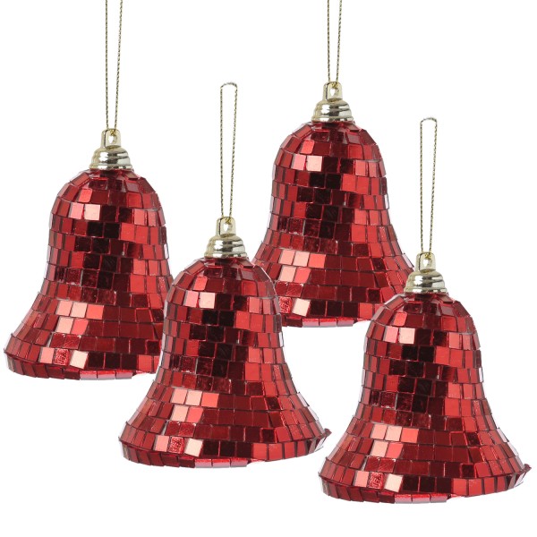 Christbaumschmuck Glocken - Weihnachtsbaumschmuck im Discokugel Loo... von MARELIDA