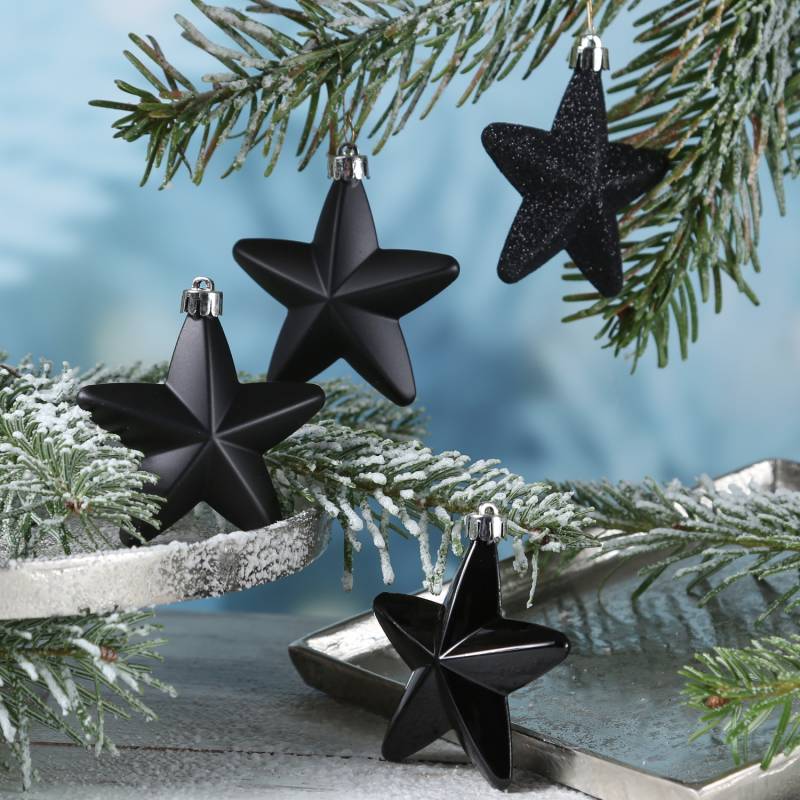Christbaumschmuck STERN - Weihnachtsbaumschmuck - bruchfest - H: 7,... von MARELIDA