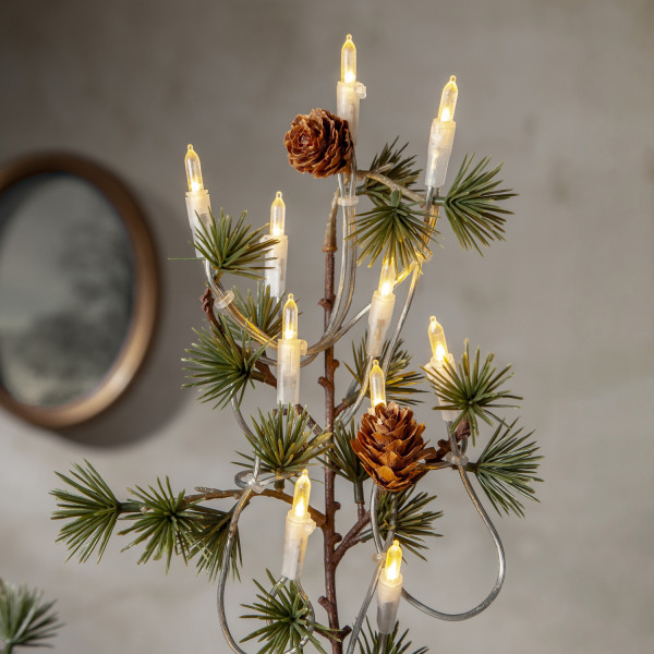 LED Lichterkette Pisello - Weihnachtslichterkette - 20 warmweiße LE... von MARELIDA