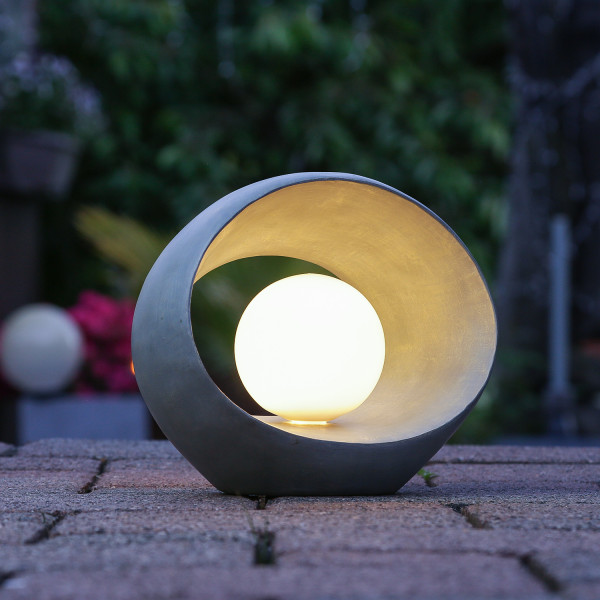 LED Solar Dekoleuchte - Kugellampe im Stein - Polyresin - 3 warmwei... LED Solar Dekoleuchte - Kugellampe im Stein - Polyresin - 3 warmwei... von MARELIDA