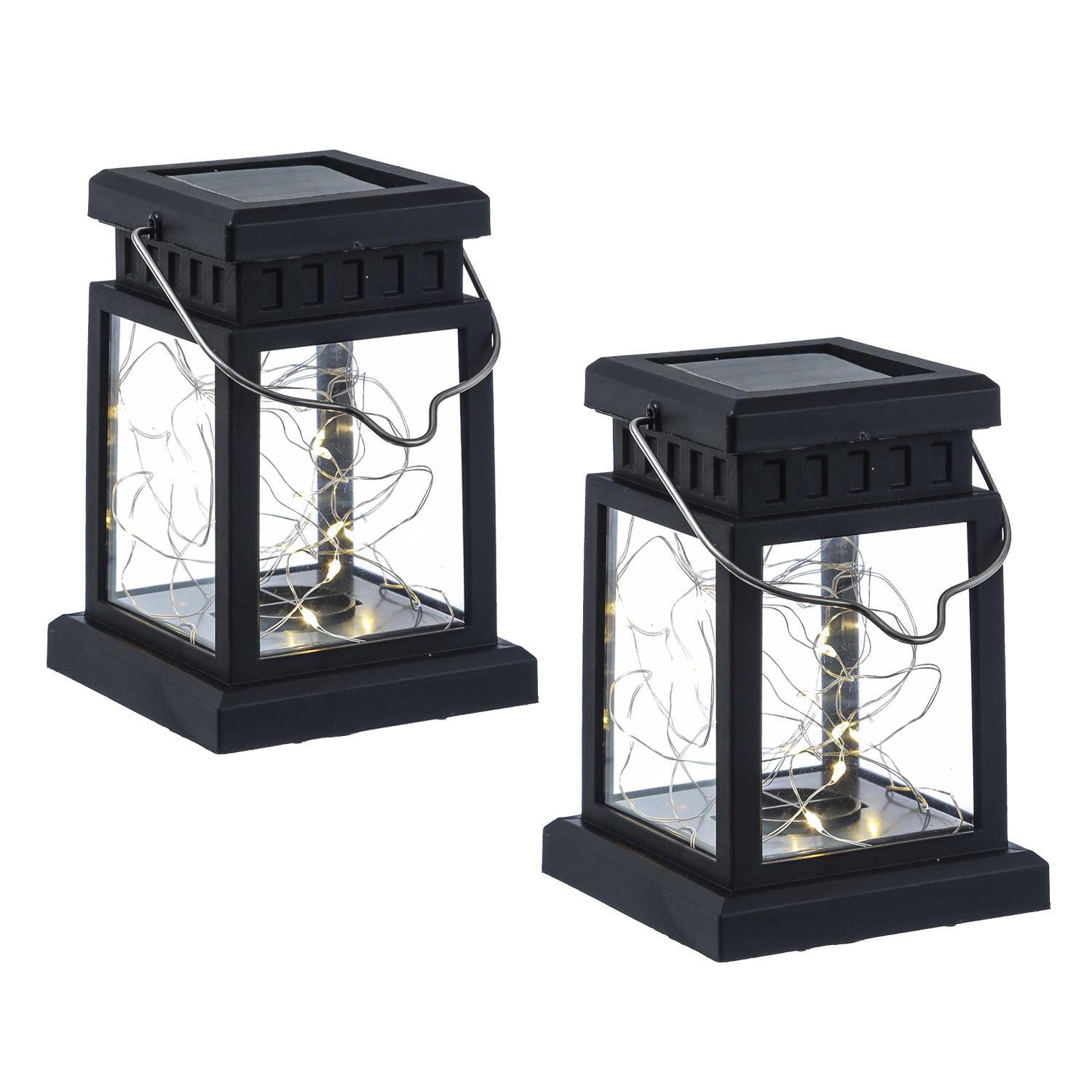 LED Solar Mini Laternen - 20 warmweiße LED - Dämmerungssensor - H: ... LED Solar Mini Laternen - 20 warmweiße LED - Dämmerungssensor - H: ... von MARELIDA