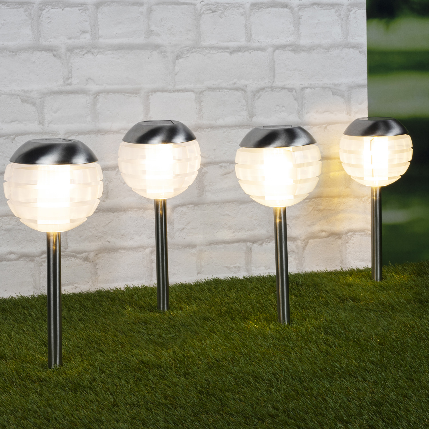 LED Solar Wegleuchten - Gartenleuchte - warmweiße LED - H: 32cm - E... LED Solar Wegleuchten - Gartenleuchte - warmweiße LED - H: 32cm - E... von MARELIDA