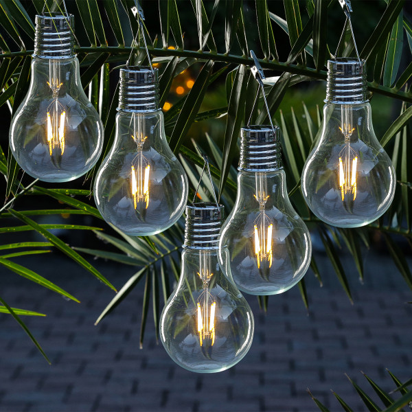 LED Solar XL Glühbirne - warmweißes Filament - H: 18cm - Dämmerungs... LED Solar XL Glühbirne - warmweißes Filament - H: 18cm - Dämmerungs... von MARELIDA
