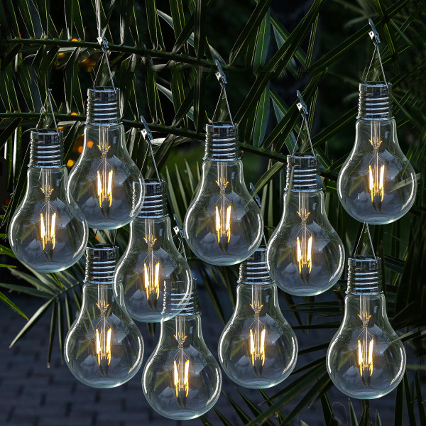 LED Solar XL Glühbirne - warmweißes Filament - H: 18cm - Dämmerungs... LED Solar XL Glühbirne - warmweißes Filament - H: 18cm - Dämmerungs... von MARELIDA
